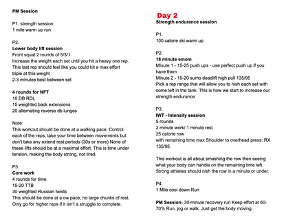 Ultimate Endurance Building Guide